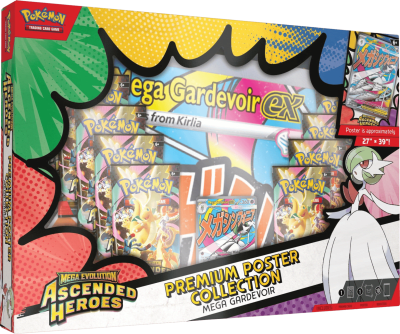 Pókemon Mega Evolution - Ascended Heroes Premium Poster Collection Gardevoir (ESP/ENG)1