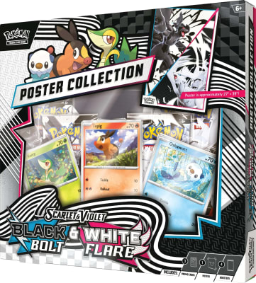 POK Black Bolt & White Flare Unova Poster Collection Ingles1