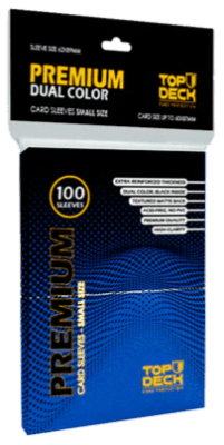 Fundas para cartas Top Deck (Protectores / Sleeves) - Small Premium Dual Azul