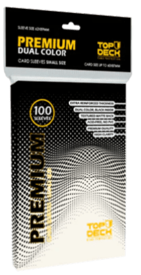 Fundas Top Deck Small Premium dual blanco - 100 unidades2