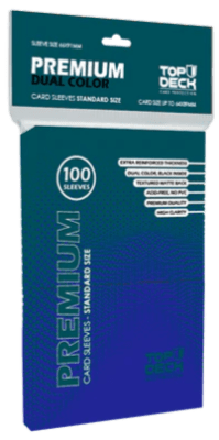Fundas para cartas Top Deck (Protectores / Sleeves) - Standard Premium Dual Azul