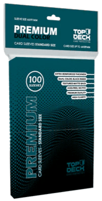 Fundas Top Deck Standar Premium dual negro - 100 unidades2