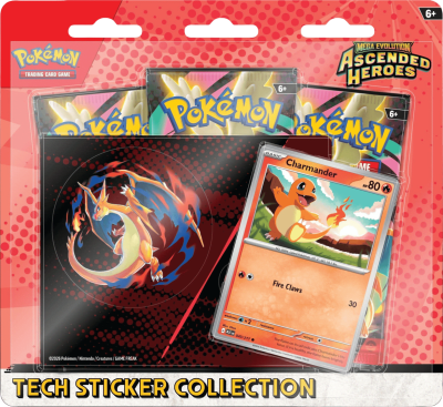 Pókemon Mega Evolution - Ascended Heroes Tech Sticker Collection (ESP/ENG)