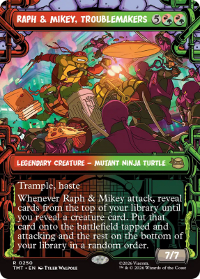 Raph & Mikey, Troublemakers - 0250 Foil1