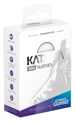 Fundas para cartas Ultimate Guard (Protectores / Sleeves) - Standard Katana Transparente1