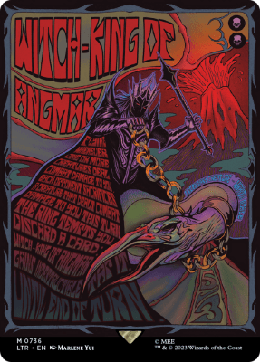 Witch-king of Angmar - Borderless Poster Foil