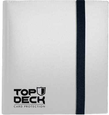 Carpeta 160 cartas TOPDECK Blanca2
