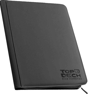 Carpeta 160 cartas TOPDECK Premium Negra