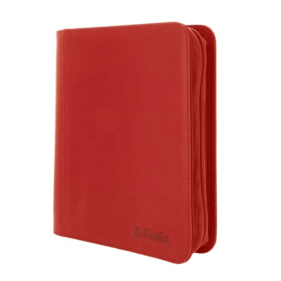 Z-Folio 4-Pocket LX Album - TOPLOADERS Red1