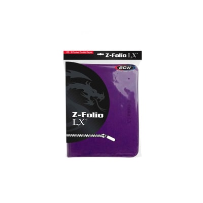Z-Folio 9-Pocket LX Album Purple1