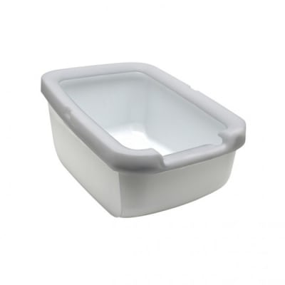 CATIT BAÑO GRANDE BORDE GRUESO-GRIS CLAR1