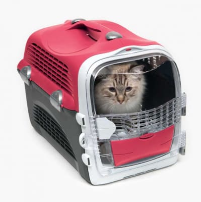 CATIT CABRIO TRANSPORTADORA CEREZA1