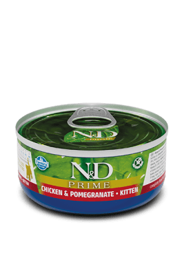 Alimento húmedo para gatos N&D PRIME CHICKEN KITTEN1