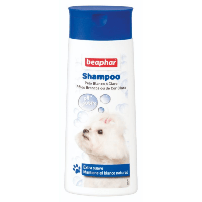 Shampoo beaphar perros blancos