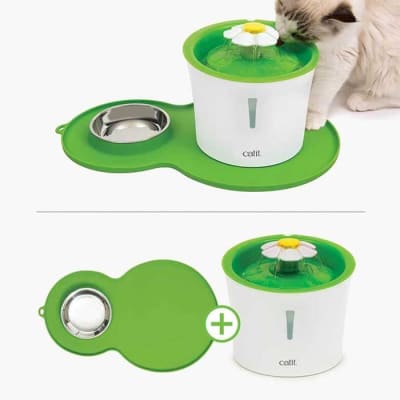 CATIT 2.0 COMBO FUENTE BEBEDERA FLOR1