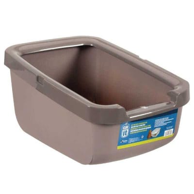 CATIT BAÑO GRANDE BORDE GRUESO GRIS OSCU1