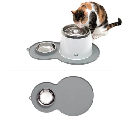 Catit Alombra protectora con plato gris1