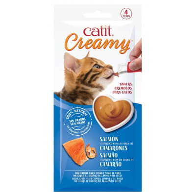 CATIT CREAMY SALMON CAMARONES