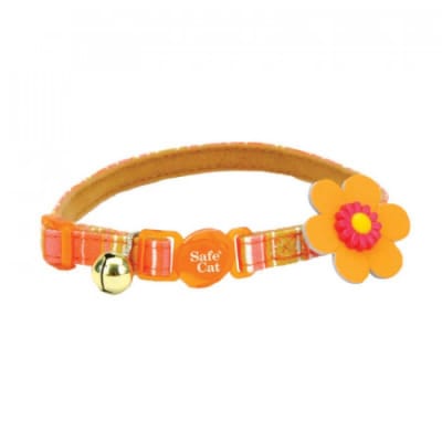 COASTAL EMBELLISHED COLLAR FLOWER ORANGE1