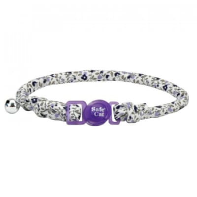 COASTAL ROUND COLLAR PURPLE FLORAL