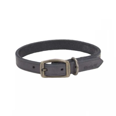 COASTAL CIRCLE-T COLLAR CUERO GRIS1