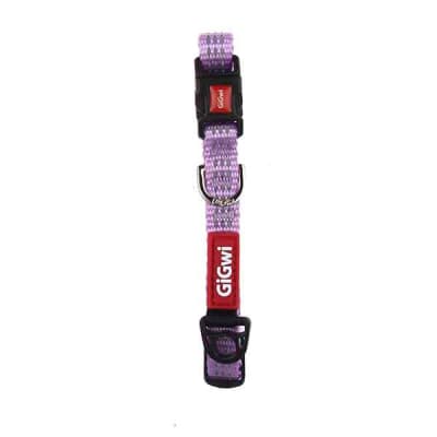 Collar marca Gigwi tamaño S morado1