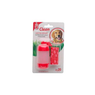 DOGIT Dispensador bolsas rojo