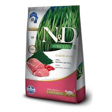 N&D Espirulina Gato Castrado Cerdo1