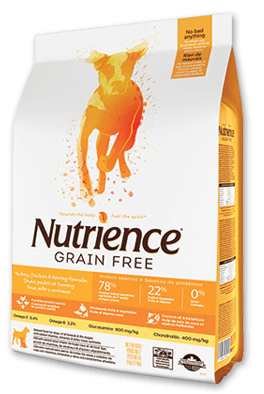 NUTRIENCE GR. FREE DOG PAV/POLL/ARE