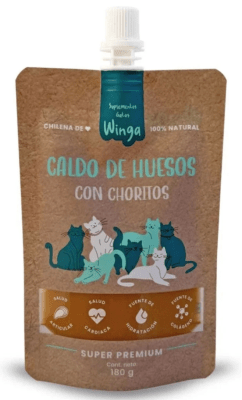 Winga Caldo de Hueso con Choritos Gato