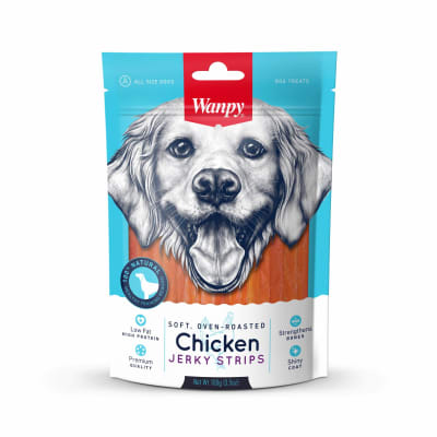 Wanpy Soft Chicken Jerky Strips