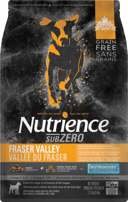 NUTRIENCE SUBZERO DOG FRASER VALLEY1