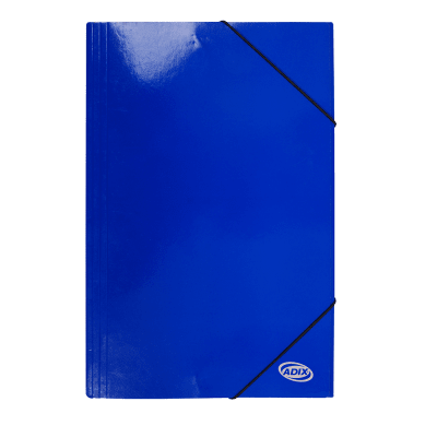CARPETA CARTÓN C/ ELÁSTICO OFICIO AZUL ADIX