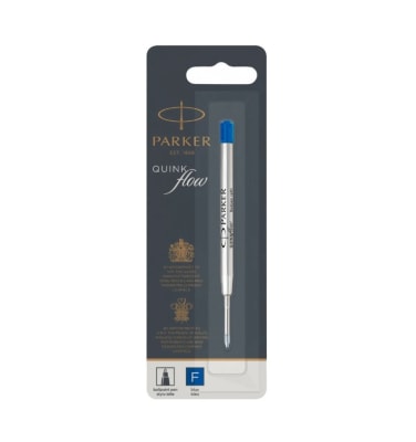 REPUESTO BOLíGRAFO QUINKFLOW FINO (F) AZUL PARKER