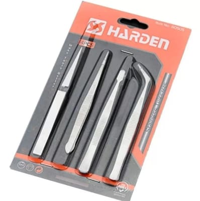 SET DE PINZAS DE PRECISIÓN ANTIMAGNÉTICAS (4UN) HARDEN