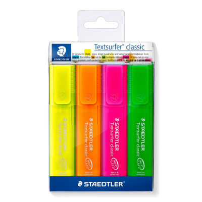 SET DESTACADORES FLÚOR (4UN) STAEDTLER