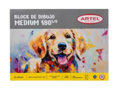 BLOCK MEDIUM 180 (180G) 1/8 20HJ ARTEL