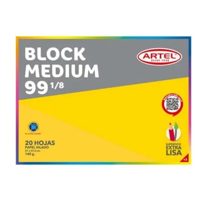 BLOCK MEDIUM 99 (140G) 1/8 20HJ ARTEL