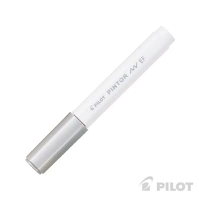MARCADOR ACRÍLICO PINTOR EXTRA FINO (EF) 0.7MM PLATEADO PILOT