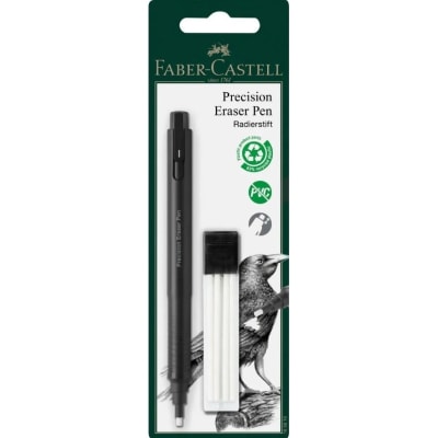 LÁPIZ PORTAGOMAS DE PRECISIÓN RADIERSTIFT + 4 REPUESTOS FABER-CASTELL