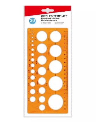 PLANTILLA DE CÍRCULOS 20CM MOTARRO