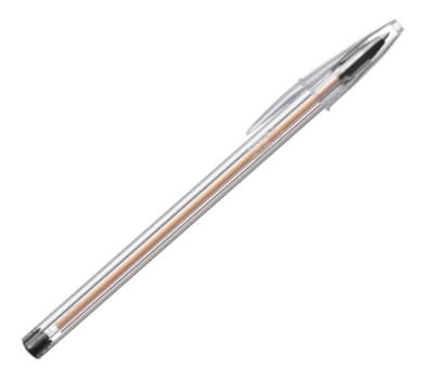 LÁPIZ PASTA CRISTAL PUNTA FINA NEGRO BIC