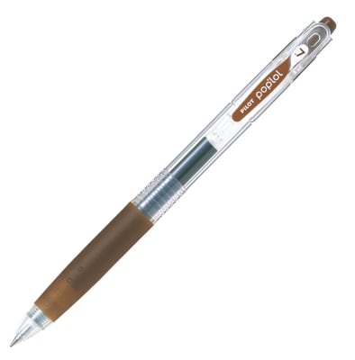 LÁPIZ GEL POP'LOL 0.7MM CAFÉ OSCURO PILOT