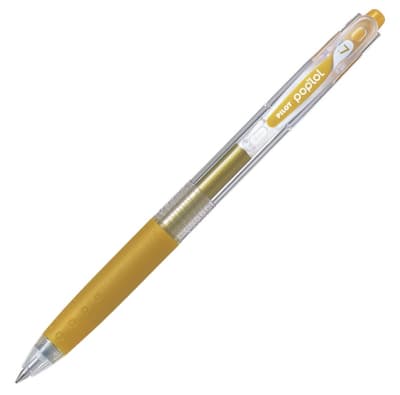 LÁPIZ GEL POP'LOL 0.7MM DORADO PILOT