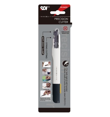 CUCHILLO DE PRECISIÓN 9MM 30° INGENUITY C/ SEGURO NO.0443C SDI
