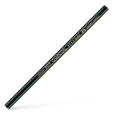 LÁPIZ CARBON PITT NEGRO (H) DURO FABER-CASTELL