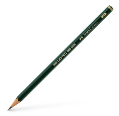 LÁPIZ GRAFITO 9000 2H FABER-CASTELL