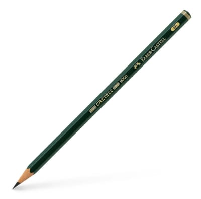 LÁPIZ GRAFITO 9000 6B FABER-CASTELL
