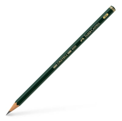 LÁPIZ GRAFITO 9000 6H FABER-CASTELL