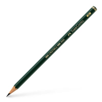 LÁPIZ GRAFITO 9000 8B FABER-CASTELL